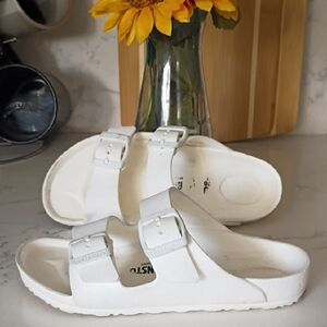 BIRKENSTOCK Kids White Sandals